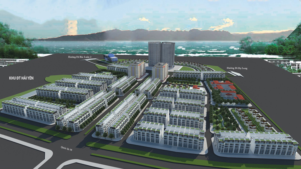 Phối cảnh Khu đô thị Promexco Móng Cái